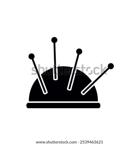 Needle pillow icon  isolated on white background.