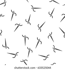 Needle seamless pattern. Vector illustration for backgrounds