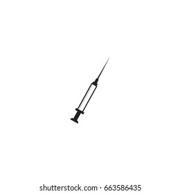 needle shot icon. sign design