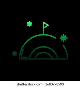 Needle snow nolan icon. Simple thin line, outline vector of winter icons for ui and ux, website or mobile application