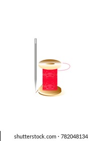 The needle and thread