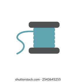 Agulha e linha moda alfaiate ícone vetor projeto básico simples e moderno conceito gráfico