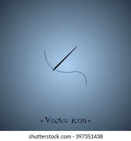 Needle with thread icon.
