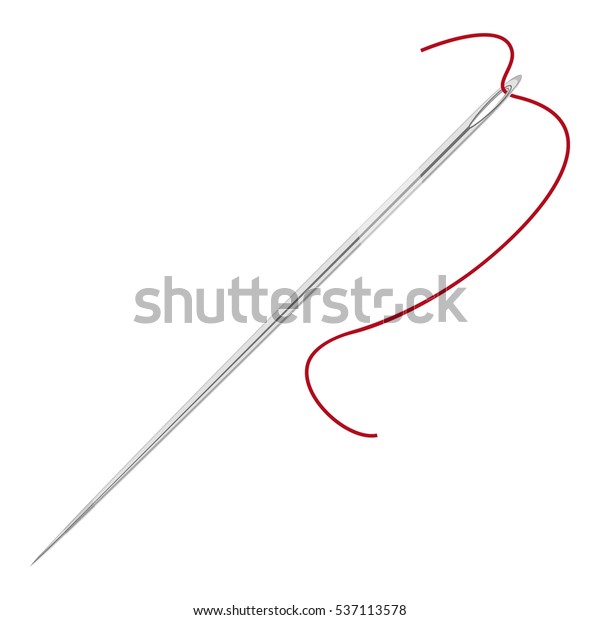 Needle Thread Icon Cartoon Illustration Needle Stock Vector (Royalty ...