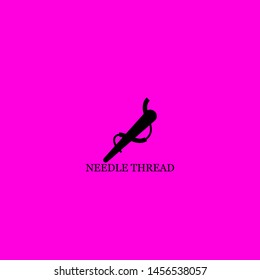needle thread icon sign signifier vector