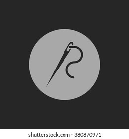 Needle And Thread Vector Icon