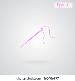 Needle vector icon