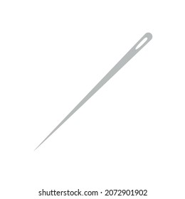 Needle vector icon on white background