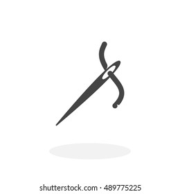 Needle vector logo. Needle icon - stock vector