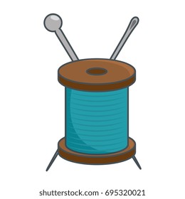 Needle and wool