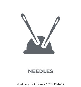 Needles icon. Needles design concept from  collection. Simple element vector illustration on white background.