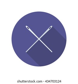 needles icon. vector illustration