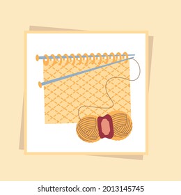 needles knitting making clothes accessory