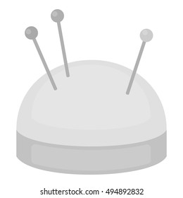 Needles and pillow icon of vector illustration for web and mobile