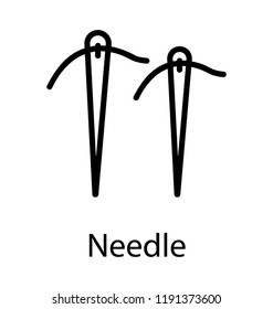 Needles in a rack are sewing needles 