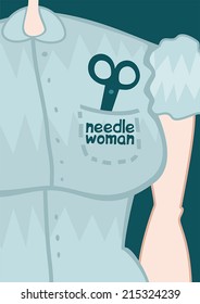 needlewoman poster
