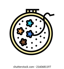 needlework occupation color icon vector. needlework occupation sign. isolated symbol illustration