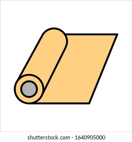 needlework tool flat icon fabric