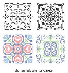 Needlework vector