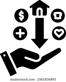 Needs Icon Glyph Vector Illustration