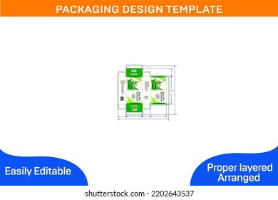 Neem Soap 75 Gm Box Packaging Design Template