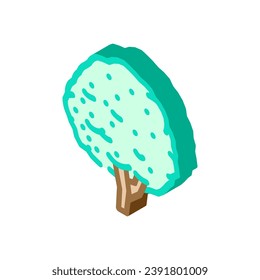 neem tree jungle amazon isometric icon vector. neem tree jungle amazon sign. isolated symbol illustration