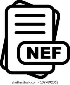 NEF File Format Icon For Your Project
