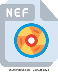 NEF Flat Illustration Vector Design