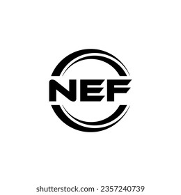 NEF Logo Design, Inspiration for a Unique Identity. Modern Elegance and Creative Design. Watermark Your Success with the Striking this Logo.