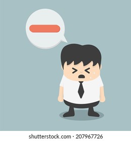 negative businessman