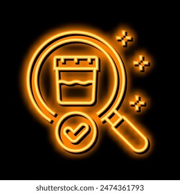 prueba de drogas negativa Vector de signo de luz de neón. ilustración negativa de prueba de drogas