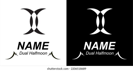 The negative dual half moon