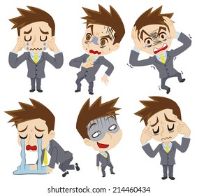 Negative feelings of the businessman