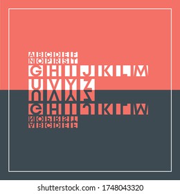 
negative positive minimal letter family