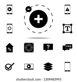 negative and positive poles icon. web icons universal set for web and mobile