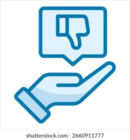 Elemento De Icono De Revisión Negativa Para Diseño