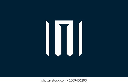 Negative Space Initial Letter W Logo Vector