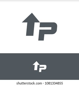 UP Negative Space Logo Flat