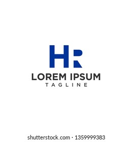 negative space logo HR