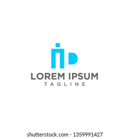 negative space logo ID
