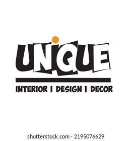 Negatives Space Logo für Interior Design Company