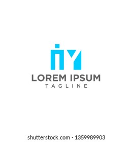 negative space logo IY
