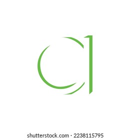 Negative space lowercase letter A vector logo using green color. Suitable for company, brand, event, product, business, and organization. 