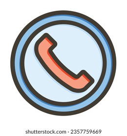 Negative Space Vector Thick Line Filled Colors Icon For Personal And Commercial Use.

