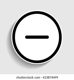 Negative symbol
