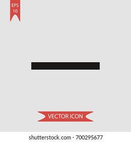 Negative vector icon illustration symbol