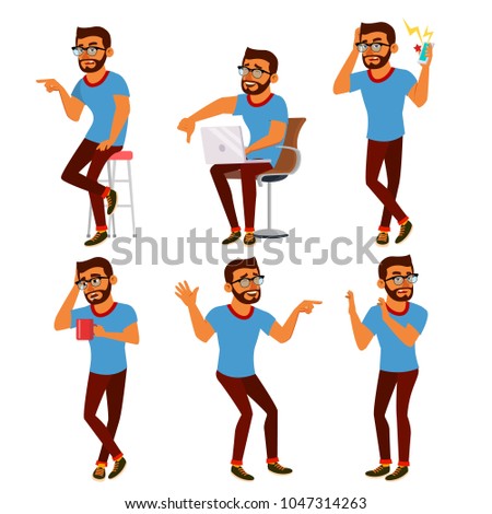 Negativity Expressing Vector. Male Character. Thumbs Down. Choice Concept. Vote Finger. Bad. Skeptic Man Negative Emotions, Ignorant, Disliking. Cartoon Isolated Illustration
