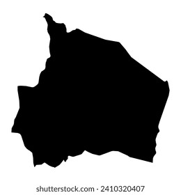 Negeri Sembilan state map, administrative division of Malaysia. Vector illustration.