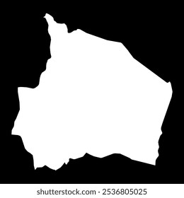 Negeri Sembilan state map, administrative division of Malaysia. Vector illustration.