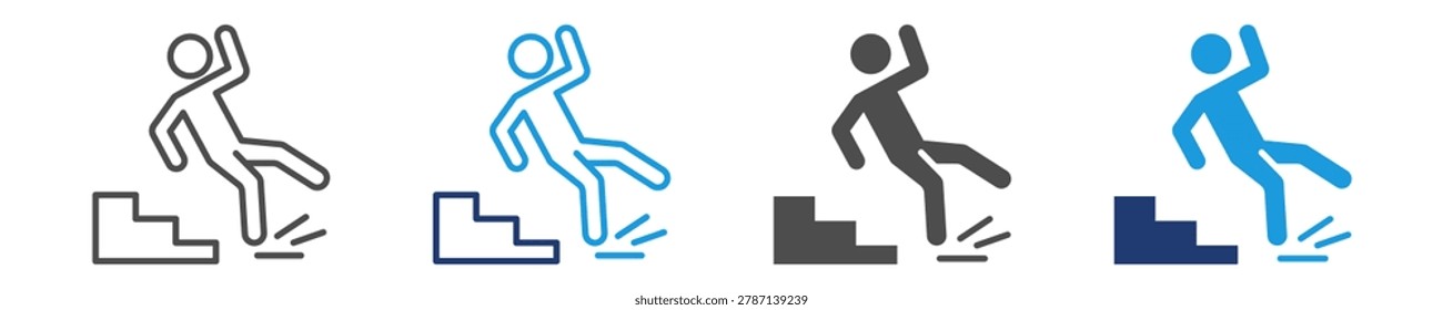 negligence icon set multiple style